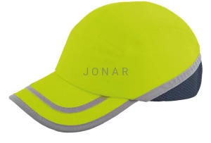 Hełm przemysłowy lekki BUMCAP FLUO odblaskowy