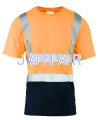 T-shirt odblask BRX Flash pomarancz-granat.png