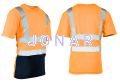 T-shirt odblask BRX Flash pomarancz-granat2.png