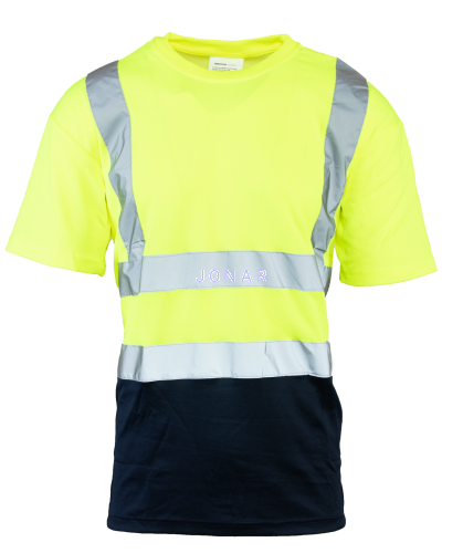 T-shirt odblask BRX Flash zolto-granat.png