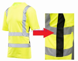 T-Shirt odblaskowy Brixton Flash z siatką na bokach