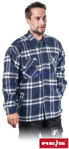 Koszula flanelowa ocieplona kożuszkiem