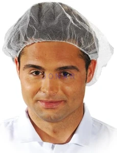 Czepek siateczkowy zakończony gumką